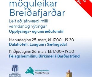 Framtíðarmöguleikar Breiðafjarðar - athugið breyttan fundartíma!
