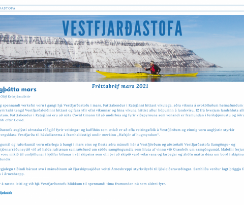 Fréttabréf mars 2021