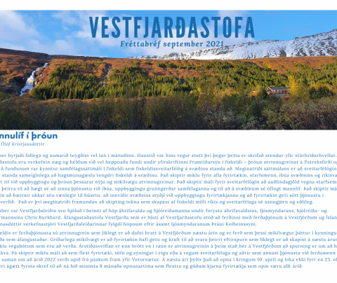 Fréttabréf september 2021