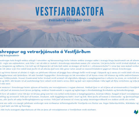 Fréttabréf - Nóvember