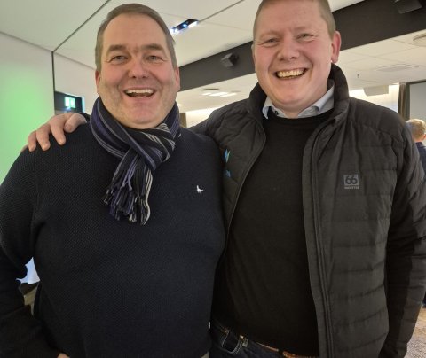 Magnús Þór Bjarnason með Brynjari Þór Jónassyni