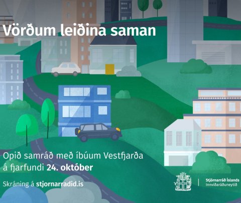 Vörðum leiðina saman - opnir fjarfundir innviðaráðuneytis