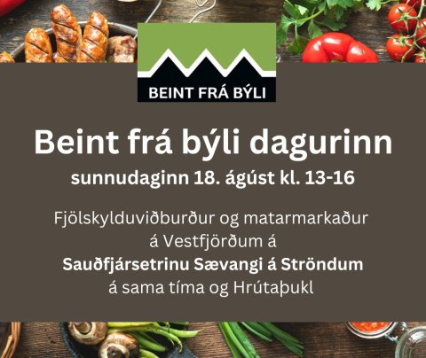 Beint frá býli dagurinn á sunnudag