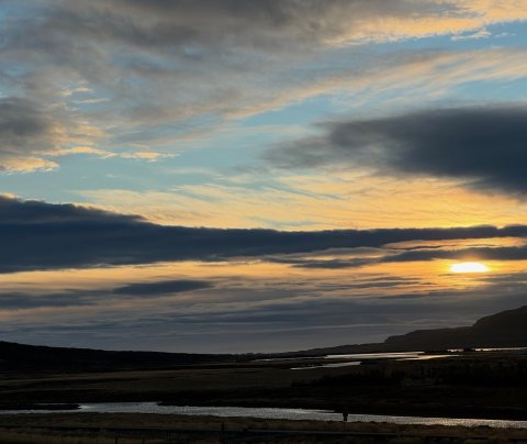 Bjarnarfjörður í morgunsárið