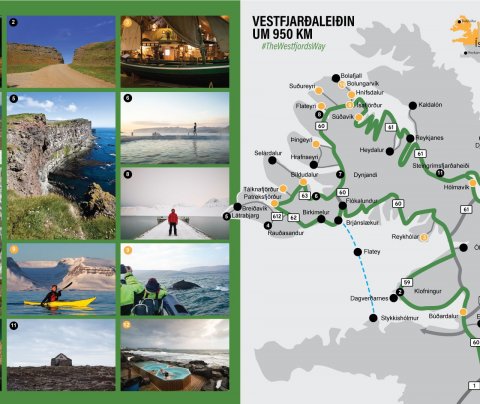 Vestfjarðaleiðin á Instagram