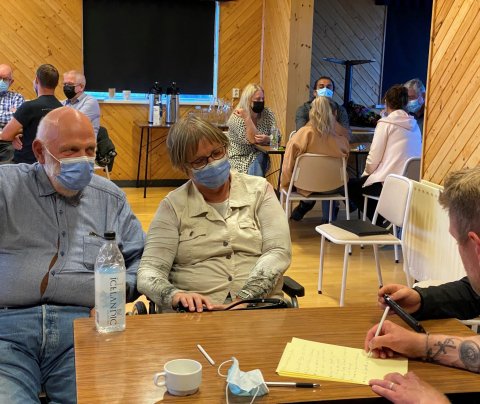 Líflegar umræður og góð þátttaka íbúa einkenndu fundinn.