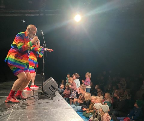Gunni og Felix skemmtu á tveimur lokahátíðum á Ísafirði