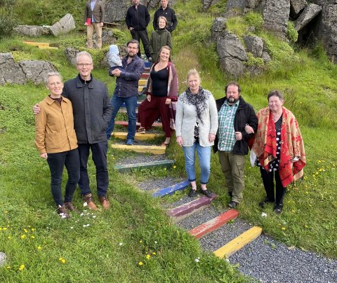Fulltrúar styrkþega ásamt verkefnisstjóra