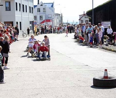 Kassabílarall á Hamingjudögum á Hólmavík - ljósm. Arnar S. Jónsson