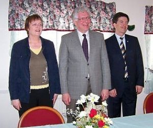 Anna Guðrún Edvaldsdóttir, Sturla Böðvarsson og Adolf H. Berndsen