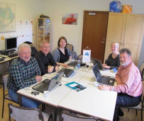 Stjórn og framkvæmdastjóri funda í Finnbogastaðaskóla