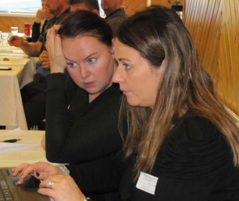 Þingritarar að störfum