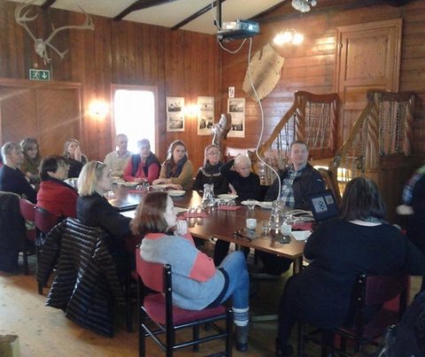 Kynningarfundurinn á Café Riis