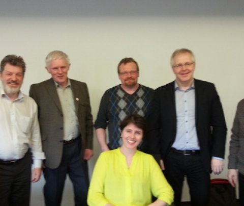 Samgöngunefnd FV. F.v. Sigurður Pétursson, formaður, Guðbrandur Sverrisson, Eyrún Ingibjörg Sigþórsd…