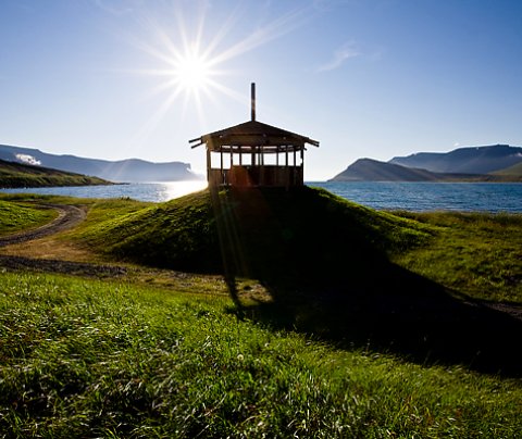 Frá víkingasvæðinu á Þingeyri