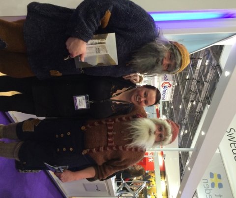 Jólasveinarnir komu alla leið frá Dimmuborgum til að taka þátt í WTM