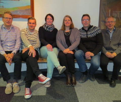 Stjórn FV ásamt Aðalsteini framkvæmdastjóra