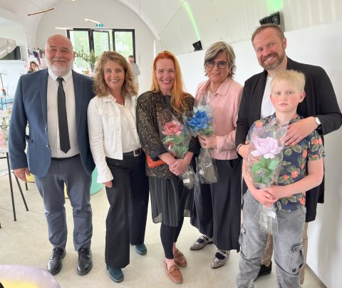 Fulltrúar barnamenningarhátíðanna á Vestfjörðum, Austurlandi og Vesturlandi með Elfu Lilju hjá List …