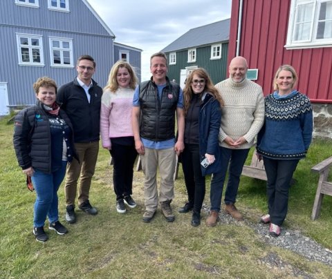 Sigríður Ó. Kristjánsdóttir framkvæmdastjóri Vestfjarðastofu, mætti í stað Aðalsteins Óskarssonar, J…