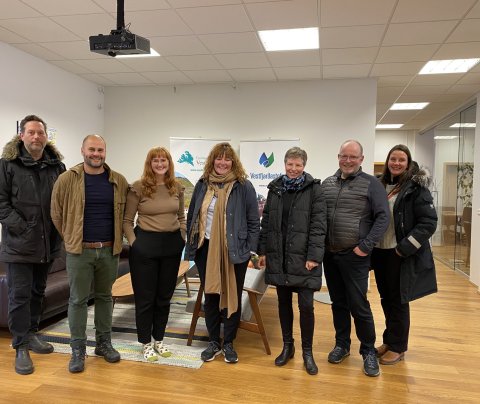 F.v. Halldór Eiríksson, formaður stjórnar, Sölvi Guðmundsson og Steinunn Ása Sigurðardóttir, Vestfja…