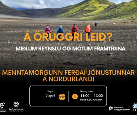 Menntamorgunn ferðaþjónustunnar í beinu streymi 9.apríl
