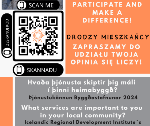 Síðustu forvöð til þátttöku í Þjónustukönnun Byggðastofnunar