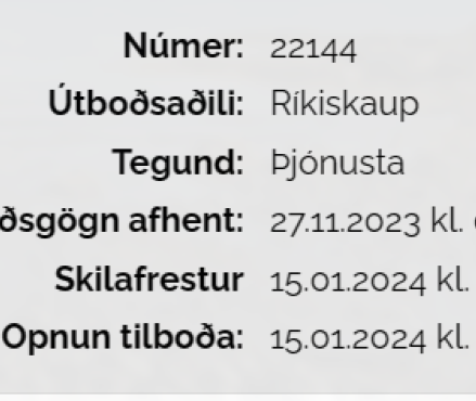 Svæðisskipulag Vestfjarða. Óskað eftir tilboðum í þjónustu skipulagsráðgjafa