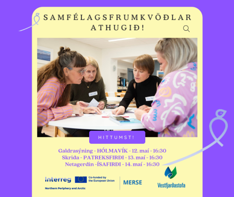 Ert þú samfélagsfrumkvöðull? Eða vilt þú fræðast um samfélagslega nýsköpun?