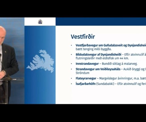 Ný samgönguáætlun boðar miklar samgöngubætur á Vestfjörðum