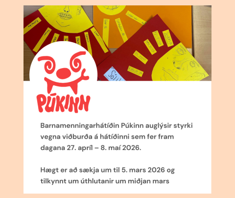 Verkefnastyrkir Púkans