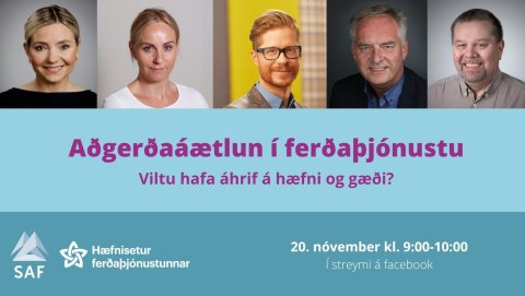 Aðgerðaáætlun ferðaþjónustunnar: Viltu hafa áhrif á hæfni og gæði?