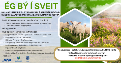 Ég bý í sveit - málþing um leiðir til byggðafestu