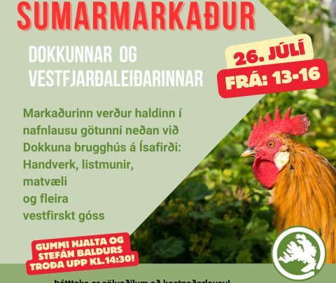 Sumarmarkaður Dokkunnar og Vestfjarðaleiðarinnar