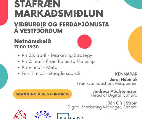 Stafræn markaðsmiðlun - Viðburðir og ferðaþjónusta á Vestfjörðum